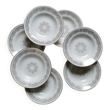 Vintage golden hollow plates