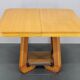 1970s Italian Extendable Dining Table in Maple Finish