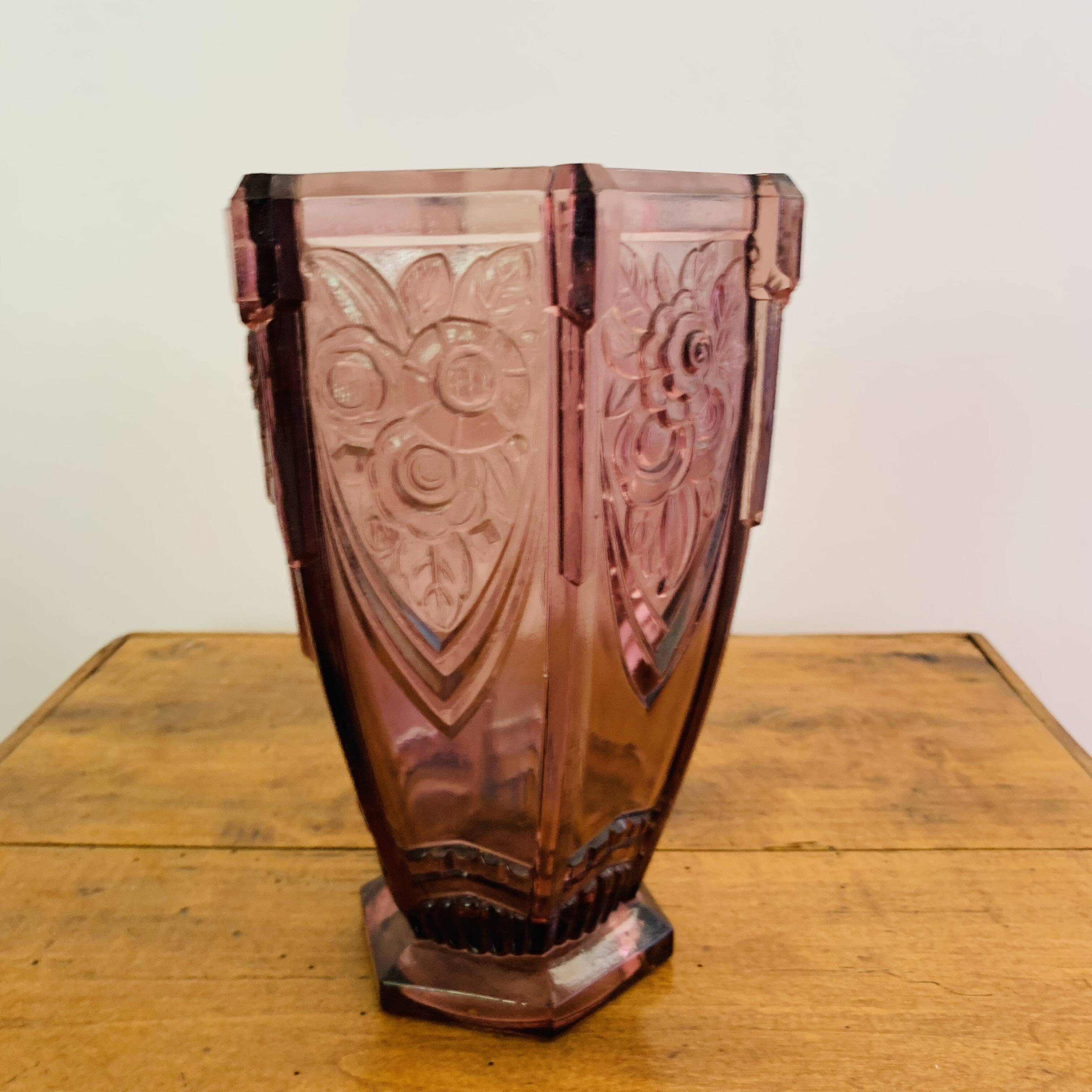 Vase octogonale Verlys