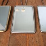 Set 3 barber mirrors 17x11.5