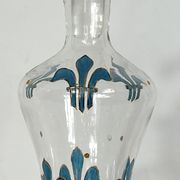 Italian Art Nouveau glass liquor set from 1920s