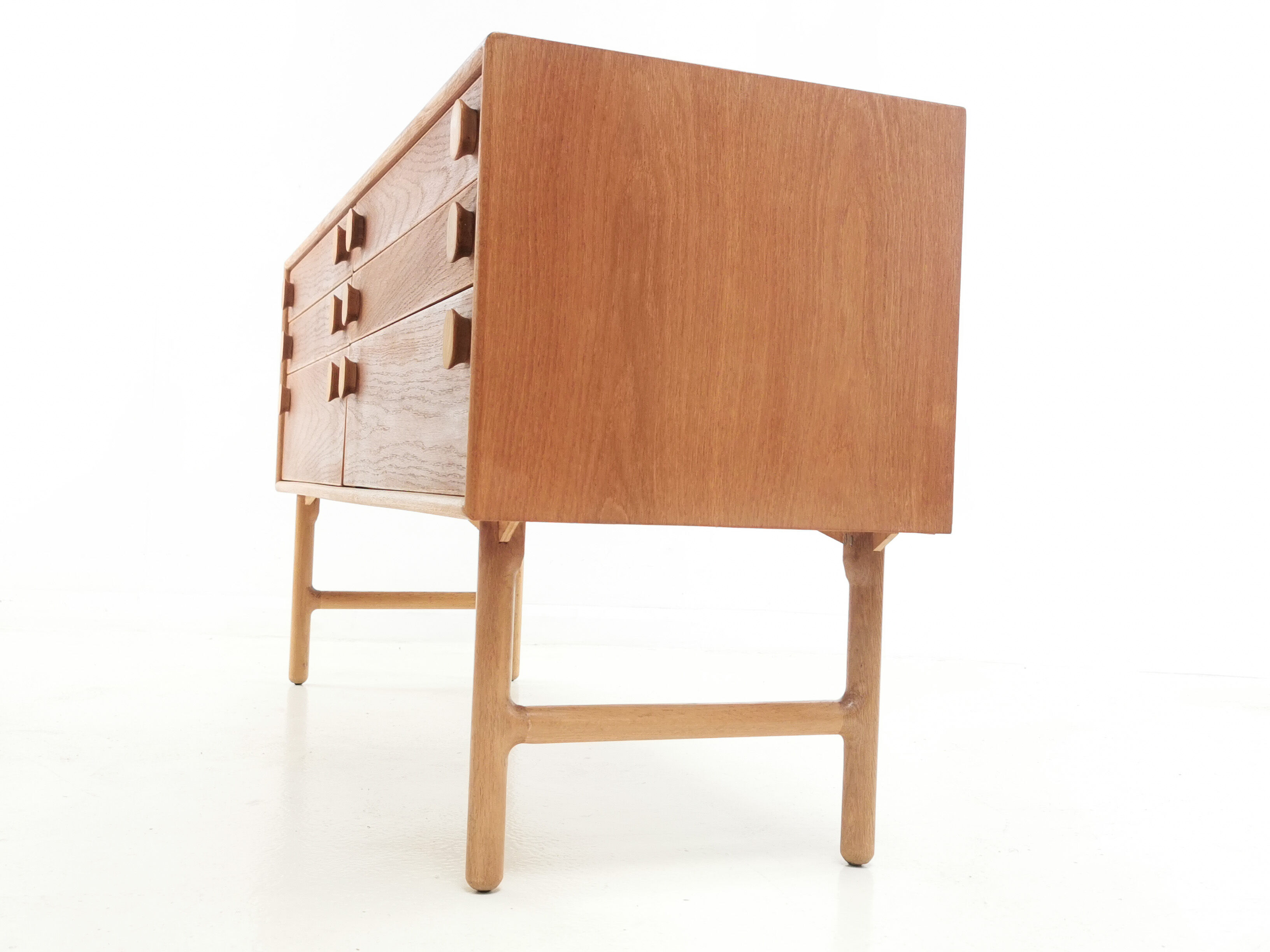 Oak Mid Century Sideboard Chest of drawers by Meredew