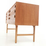 Oak Mid Century Sideboard Chest of drawers by Meredew