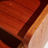 Restored teak bureau desk