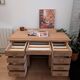 Solid wood desk