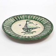4 Vietri plates decorated by Fabbrica Ceramica Avallone, 1930s
