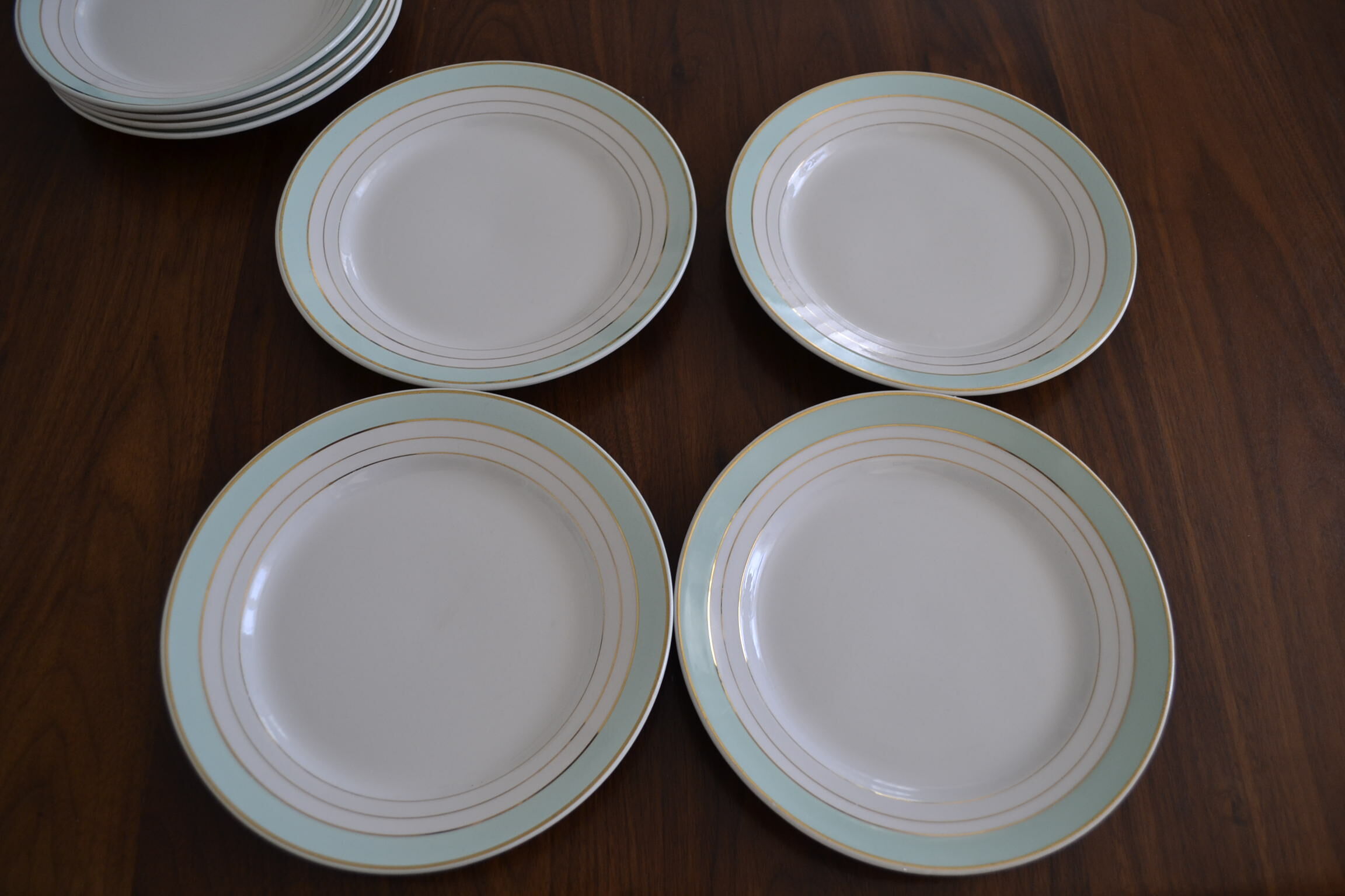 Assiettes Luneville modèle Régence