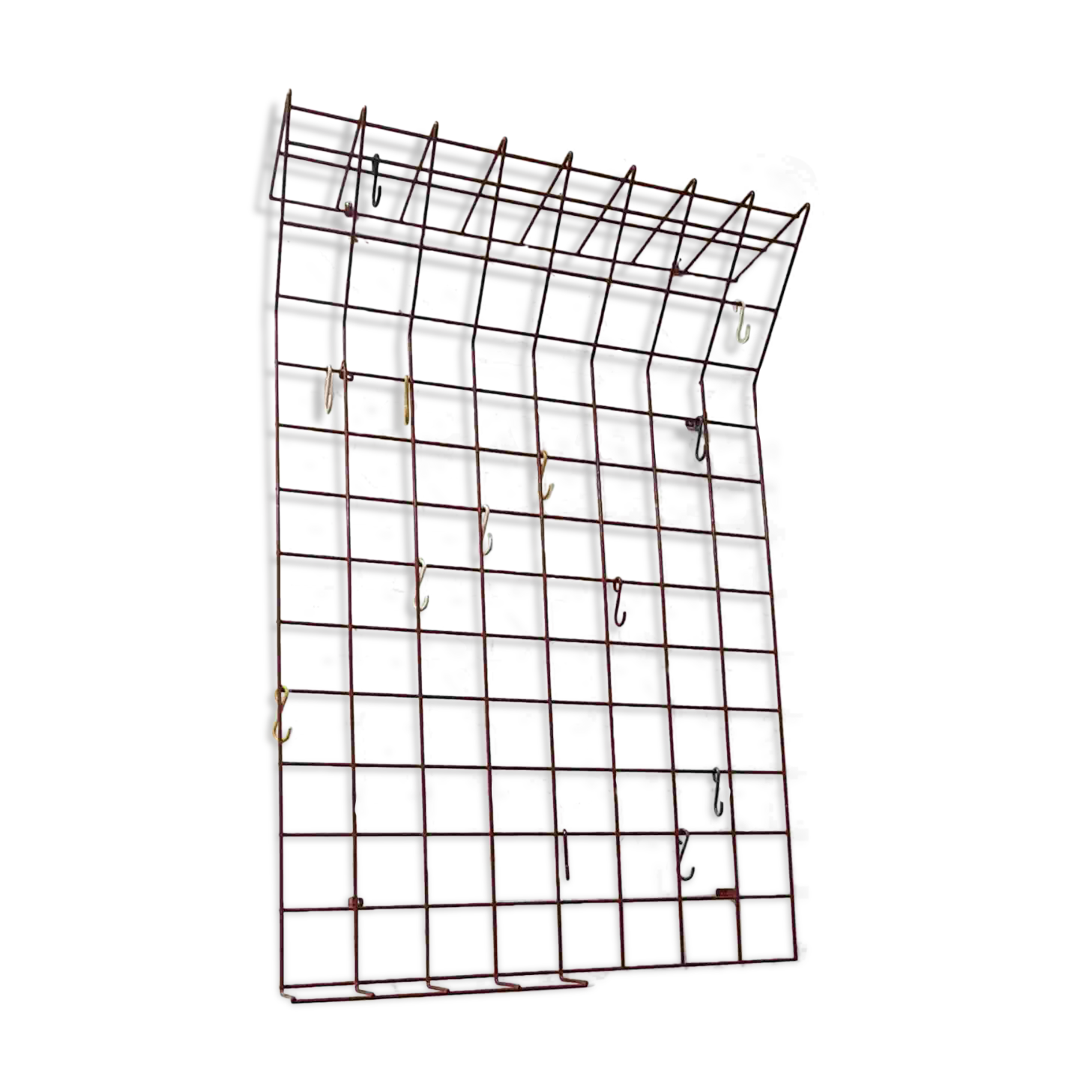 Vintage metal wire,string like ,wall mounted coat rack