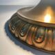 Simple flush lamp in brass, mid-century German design, 1960s, Germany.