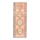 Vintage Turkish Oushak Handmade Wool Cotton Orange Runner Rug 113x317