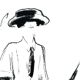 Drawing by Karl Lagerfeld for Chanel