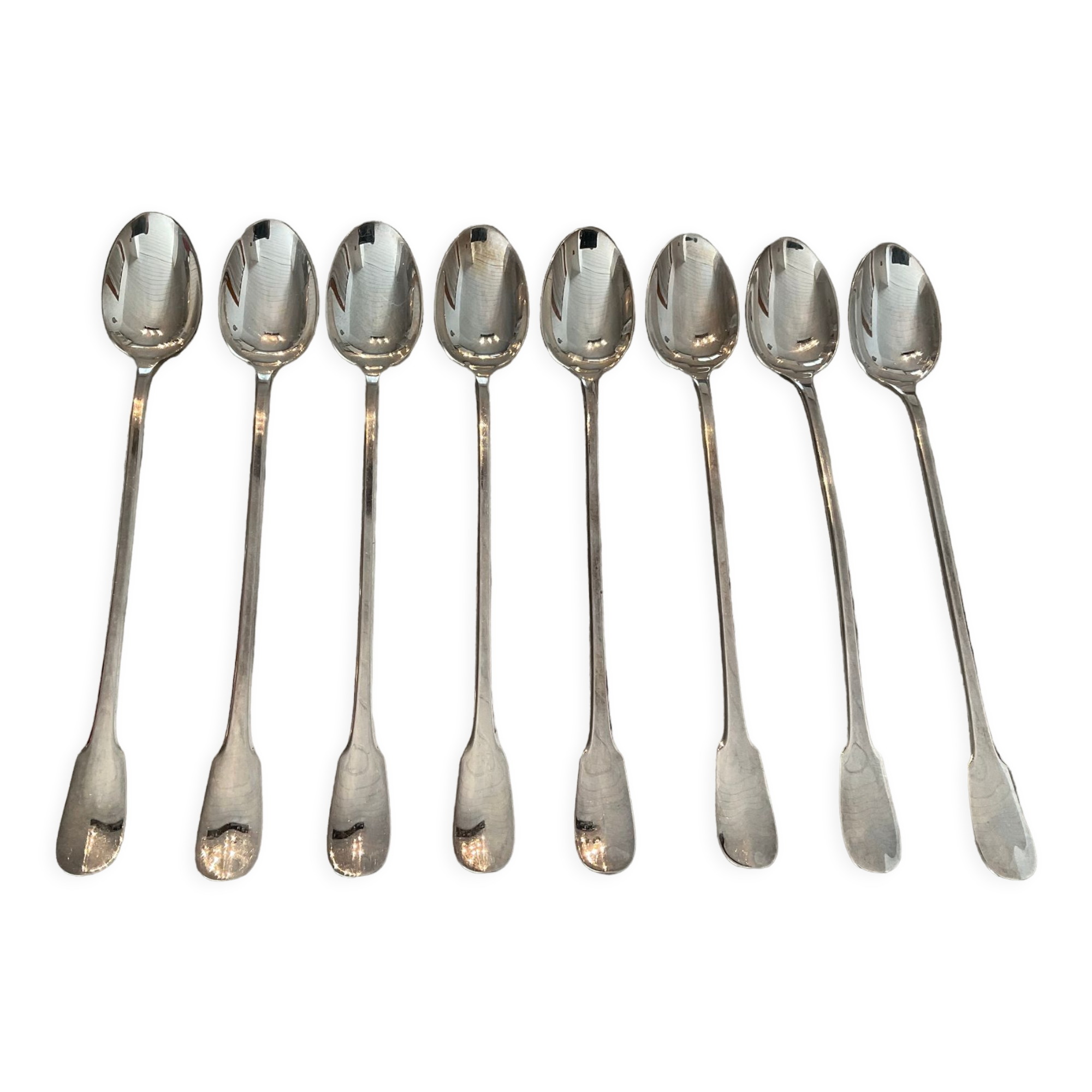 8 cocktail spoons by Christofle Vendôme model