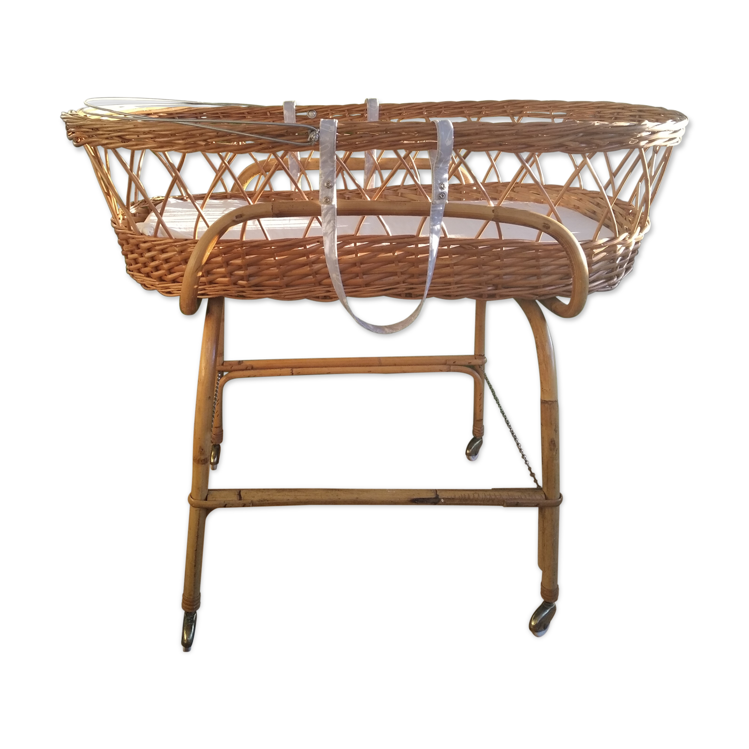 rattan cradle