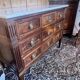 Louis XVI chest of drawers in mahogany veneer and solid wood, white marble