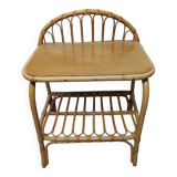 Rattan bedside table