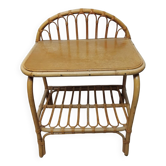 Rattan bedside table