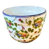 Pot ou cache pot au décor floral