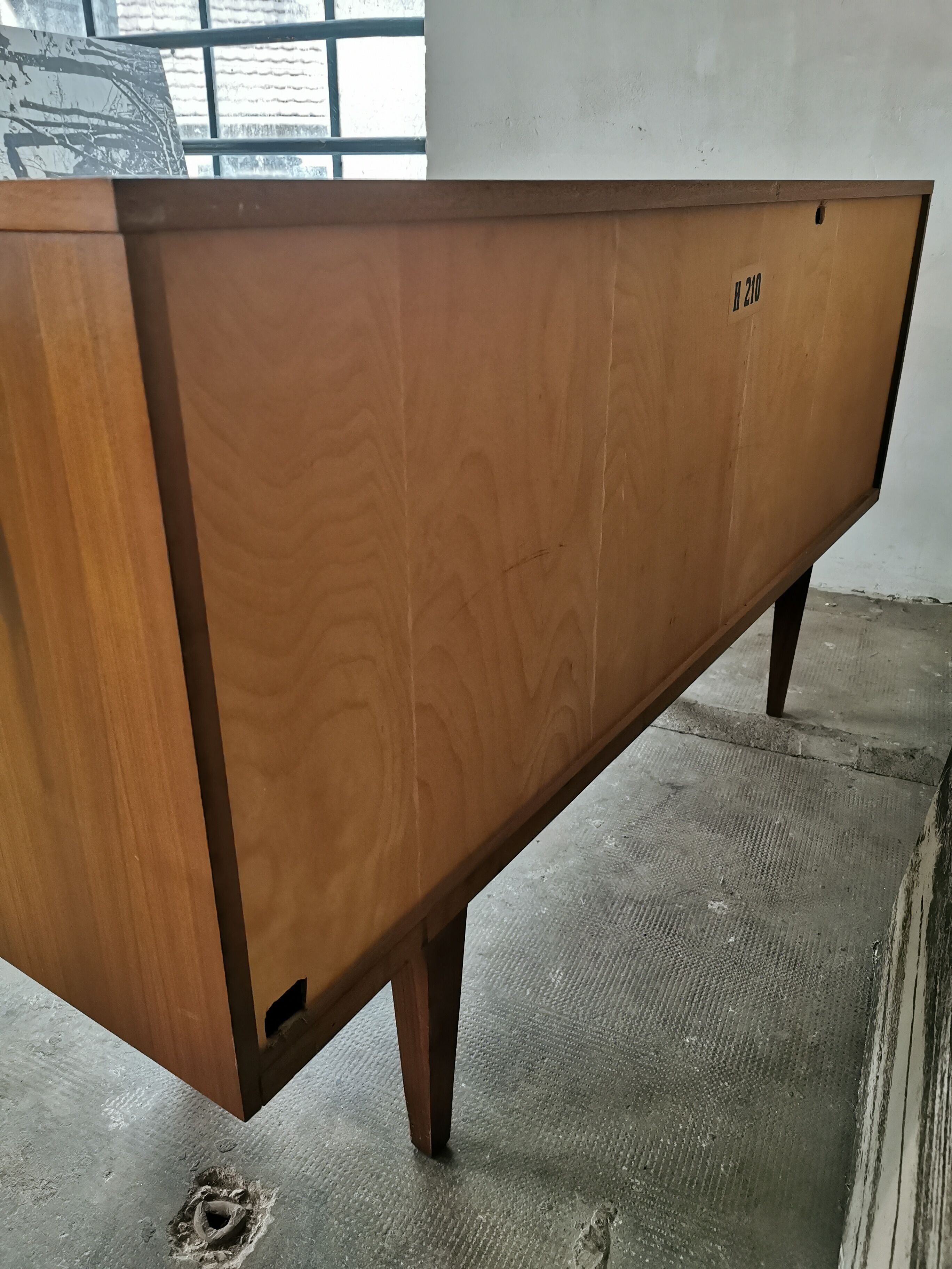 Vintage sideboard of the 60s Scandinavian style