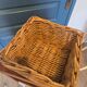 Chest of drawers / Wooden storage column with 4 wicker baskets very