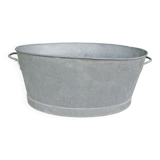 Large oval zinc basin