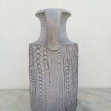 Vase en grès à motifs West Germany