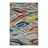 Handwoven Turkish Recycled Boho Rug 177 cm x 260 cm