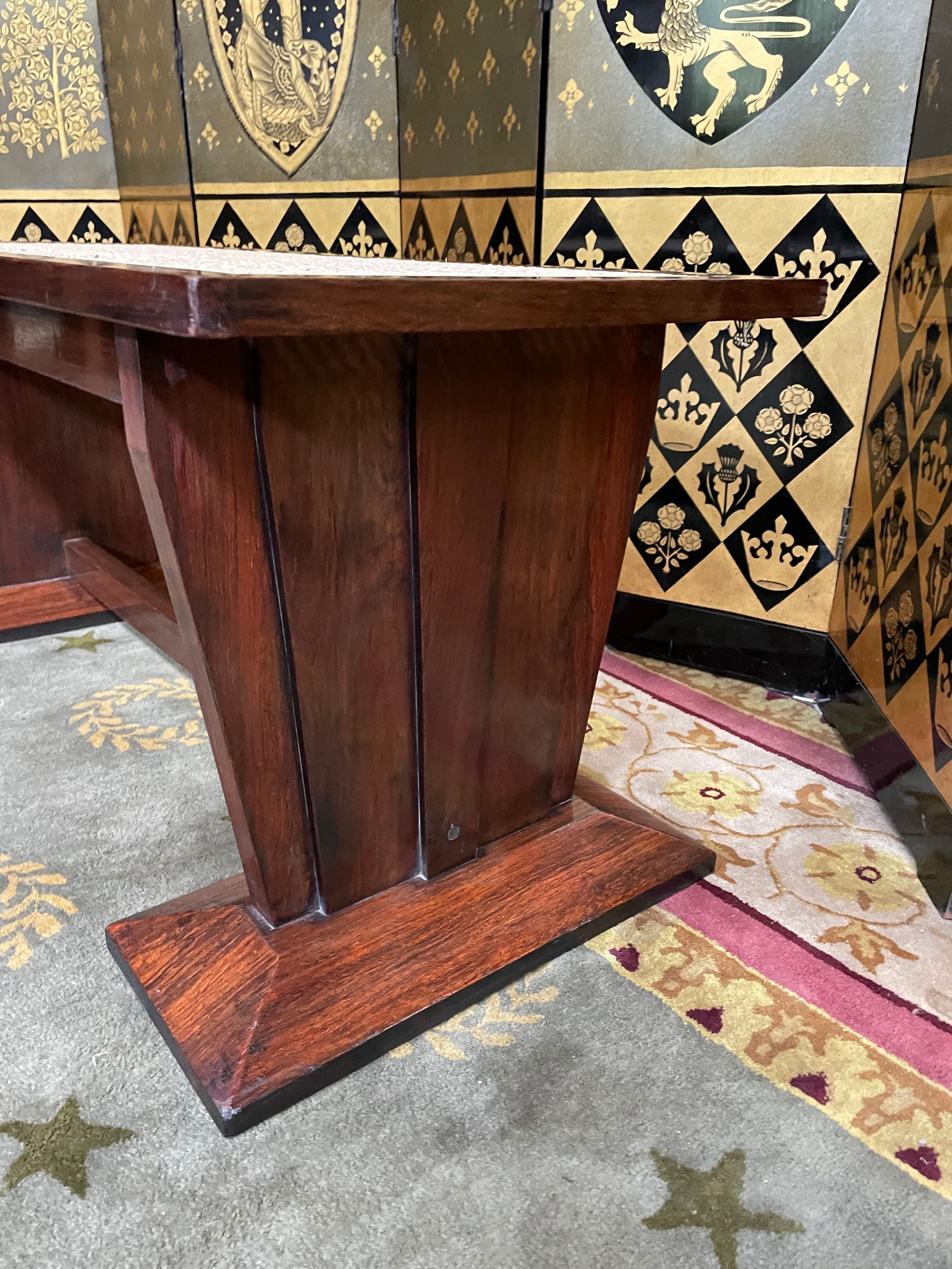 Bench in canework art deco period