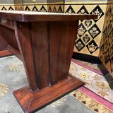 Bench in canework art deco period