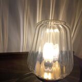Glass table lamp