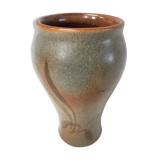 Vase en grès vintage