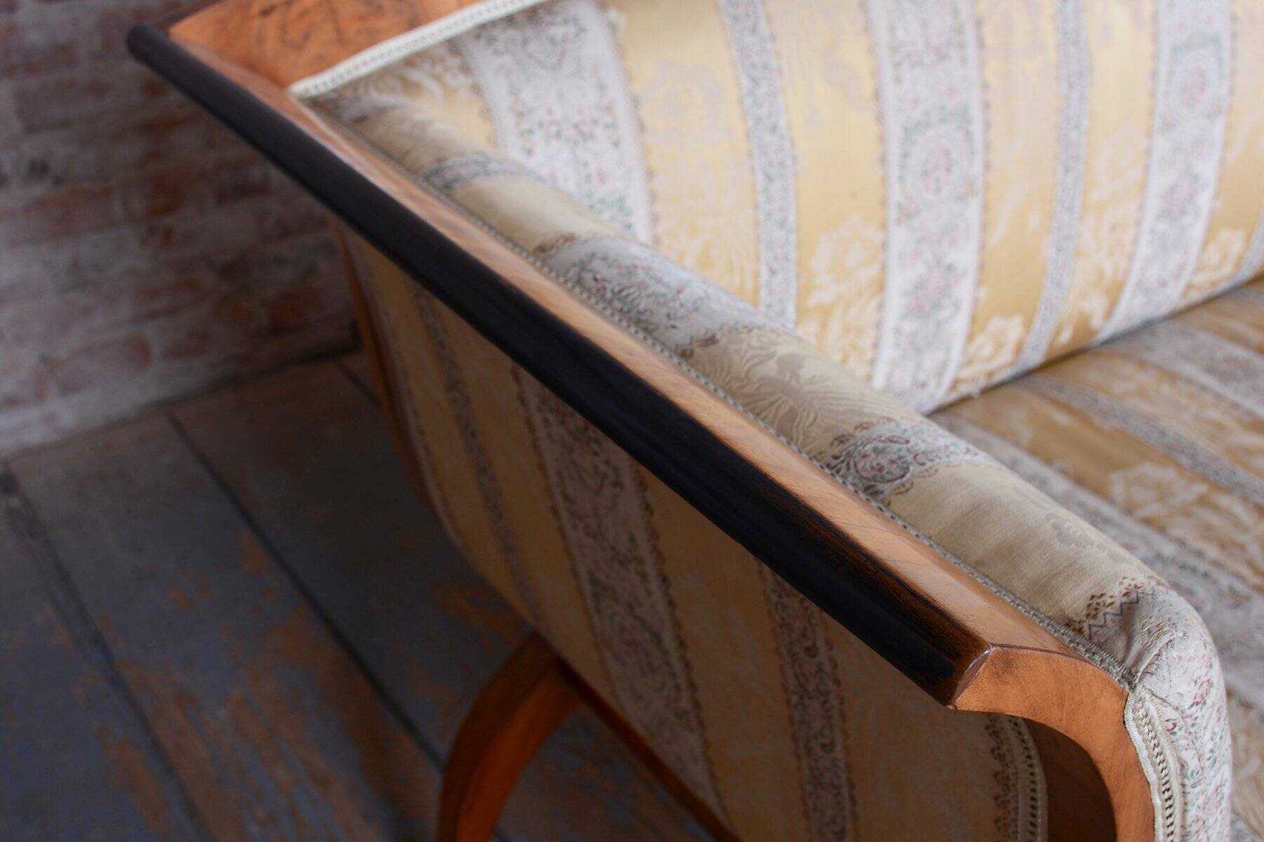 Biedermeier Cherrywood Sofa by Josef Danhauser, Austria, 1820s