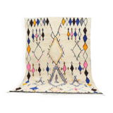 Handmade wool Berber rug 310 X 207 CM