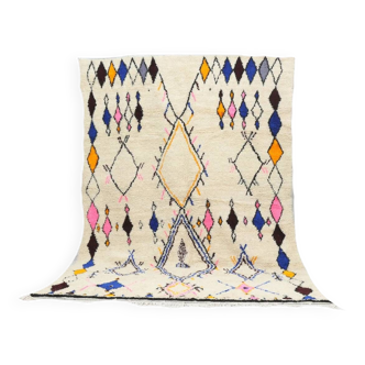 Handmade wool Berber rug 310 X 207 CM