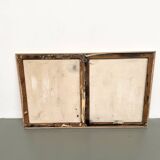 Abstract diptych "deconstructed architecture", France 1970