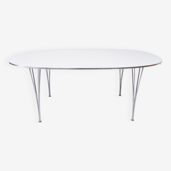 Superellipse dining table by Fritz Hansen, 1974