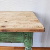 Old patinated farmhouse table
