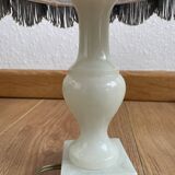 White marble floor lamp