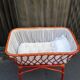 Rattan baby cot 70s
