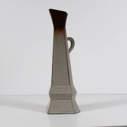 Cubist Ceramic Vase-Piercer - Mid-20th Century