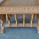 Chinese dignitary armchair in patinated oak