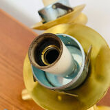 Brass Sputnik chandelier by Kaiser Leuchten