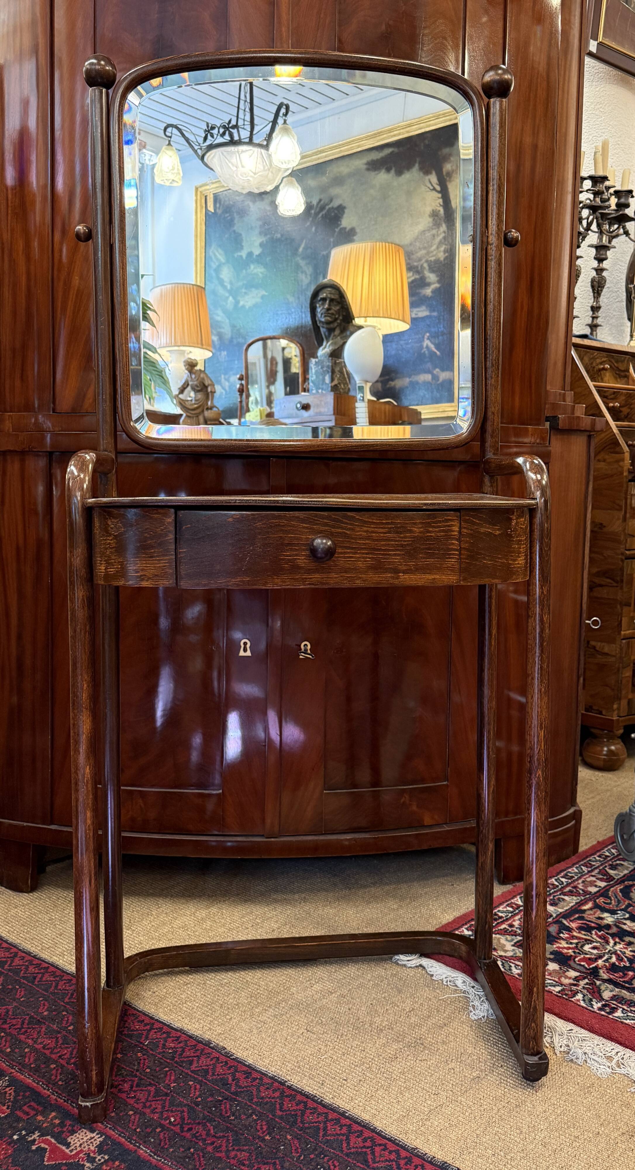 Josef Hoffmann Vanity Dressing Table, Model 1134, Jacob & Josef Kohn, Vienn