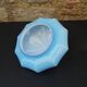 Blue glass diamond globe