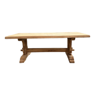 Solid oak monastery table