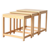 Scandinavian nesting table set