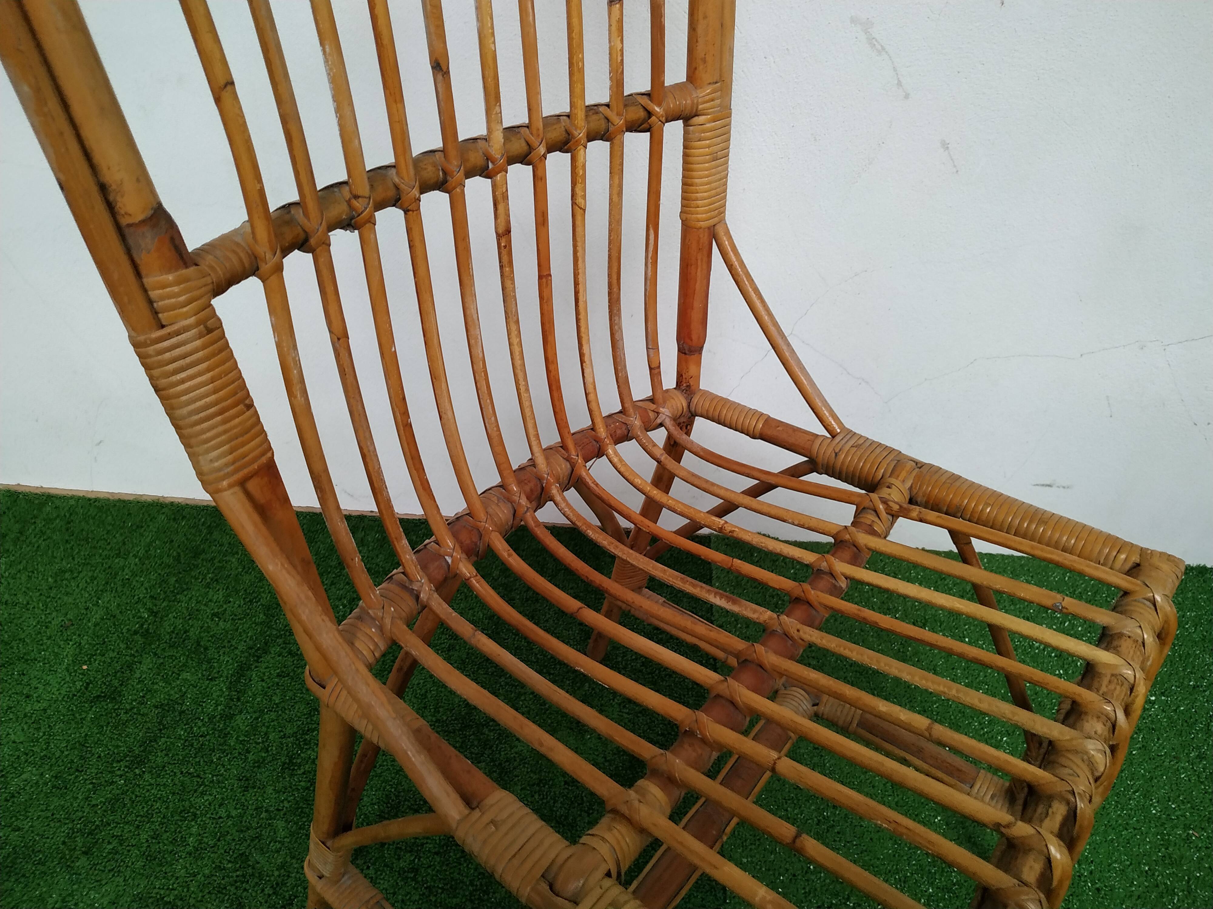 4 rattan chairs