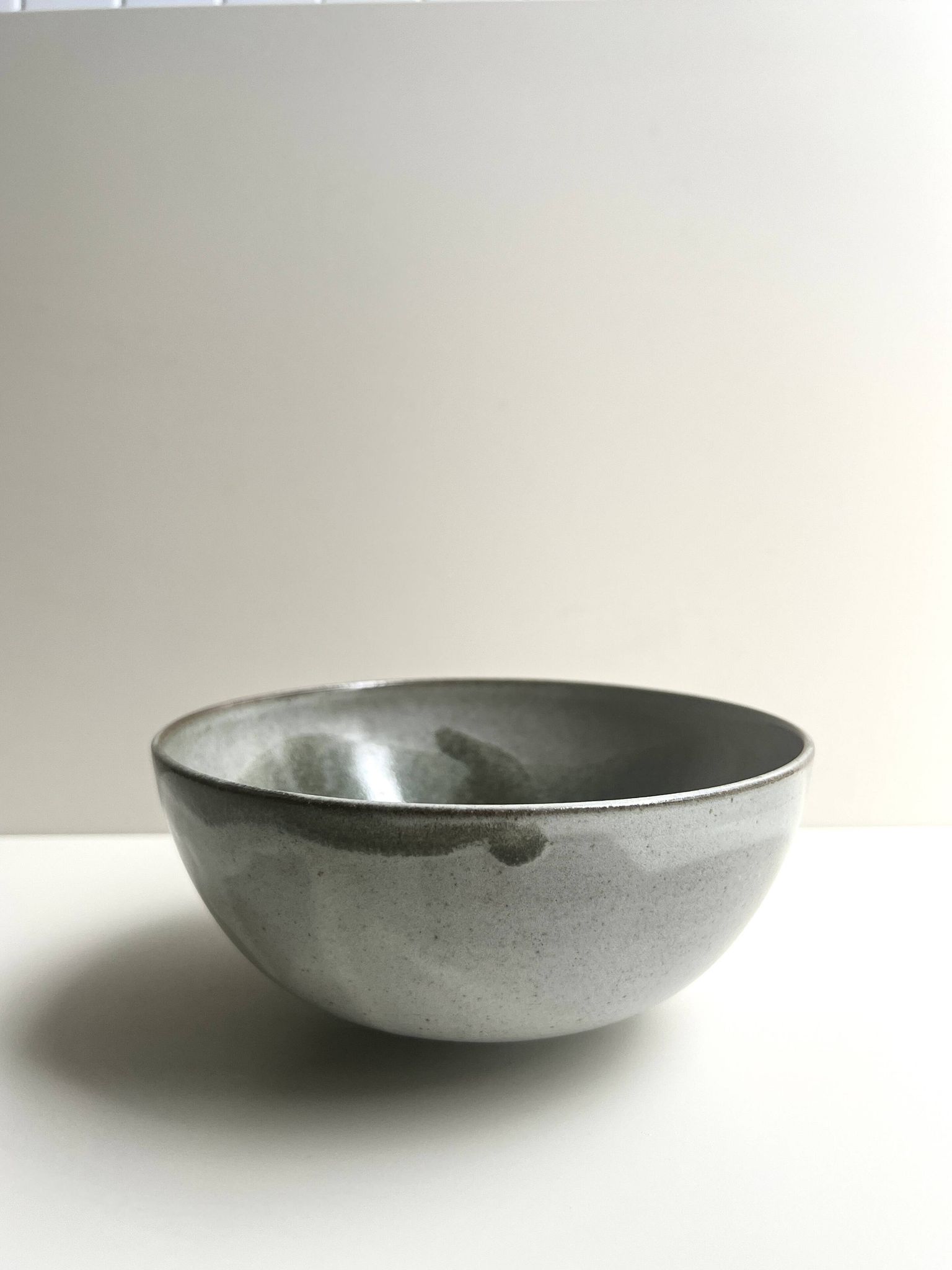 Bowl / ceramic pocket tray, glazed and signed, Brittany 1970