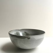 Bowl / ceramic pocket tray, glazed and signed, Brittany 1970