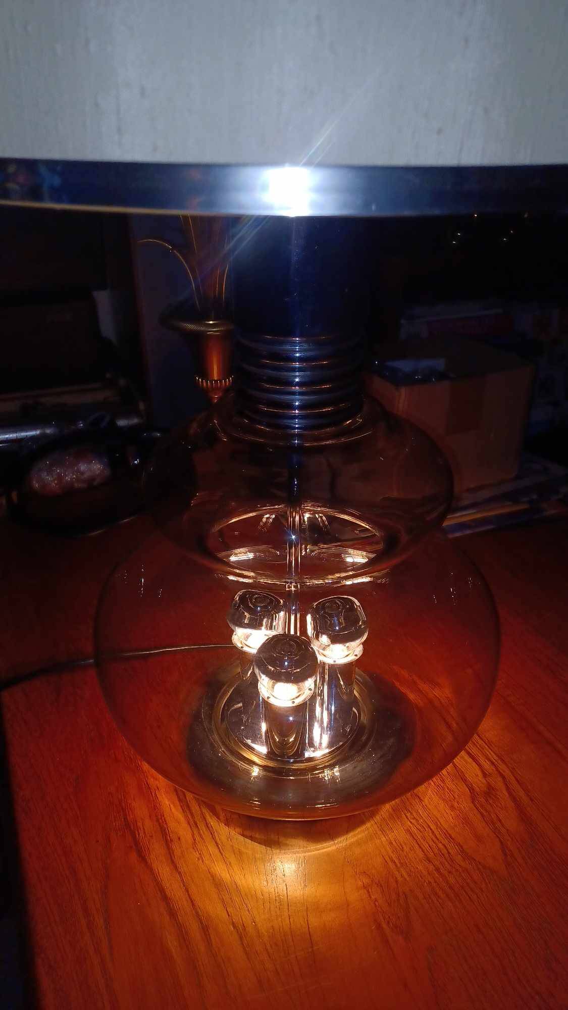 Mid-20th century table lamp by Doria Leuchten, 1970s.