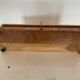 Natural wood plumier box decoration in inlay of bone marquetry